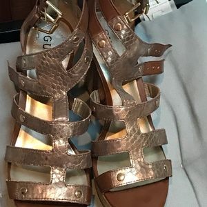 Guess Gladiator wedge sandals